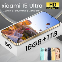 2025 Xioami 15 Ultra Smartphone 5G 7.3HD Mobile Phone 22GB+2TB Cellphones 8000mAh Android  Dual SIM Cell Phone Global Version