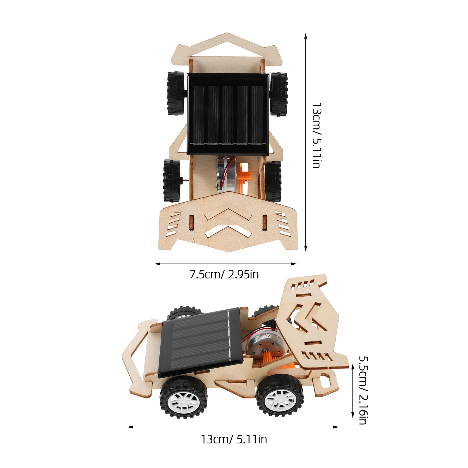 3 ensembles de 3 kits d'expérimentation d'assemblage de bricolage alimentés-modèle de voiture à énergie solaire, voiture solaire, Kit de voiture de course à tige