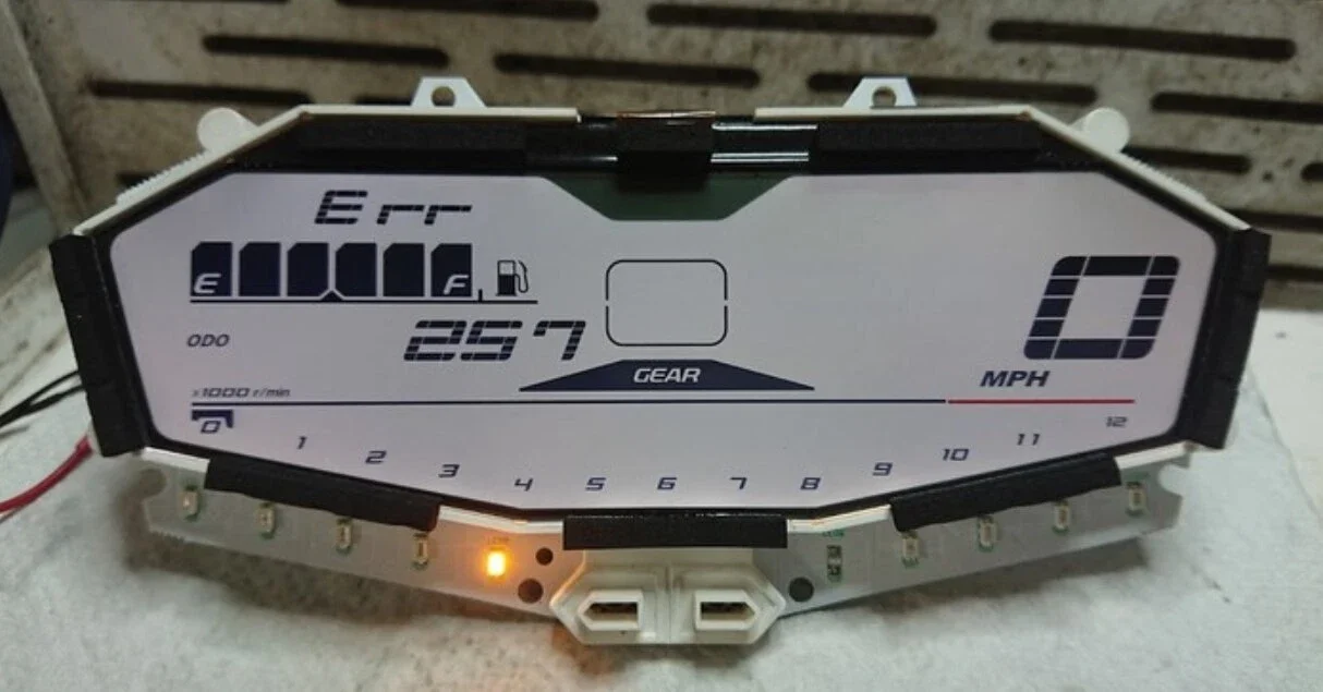 LCD Display For YAMAHA MT-07 / FZ-07 / Tracer 700 2014-2020 Instrument Screen