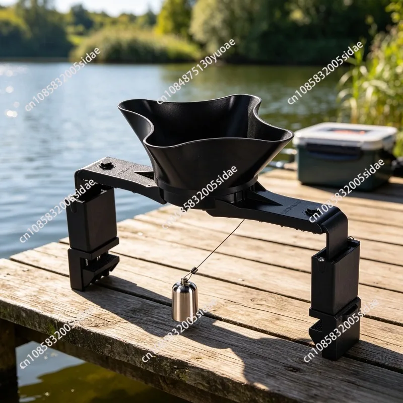Automatic Bait Feeder Fishing Drone Boat 360 Degree Rotating Bait Launcher Chum Dispenser Easy Installation For Sea Fishing
