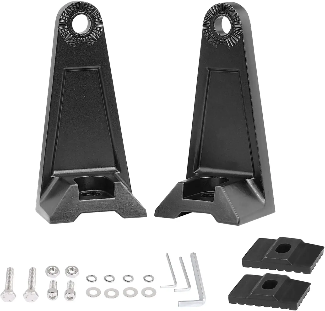 Side Brackets, Part Light Bar Mounting Brackets Kit Universal Side Mount Offroad Truck LED Bar Mounts 2 Pack