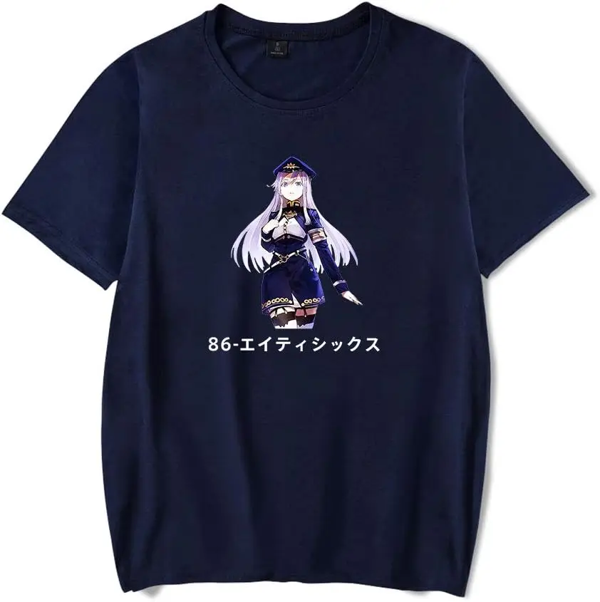 86 Eighty Six New Anime T-Shirt Merch Casual Short Sleeved T Shirt Unisex Tee New Fashion Top Tees