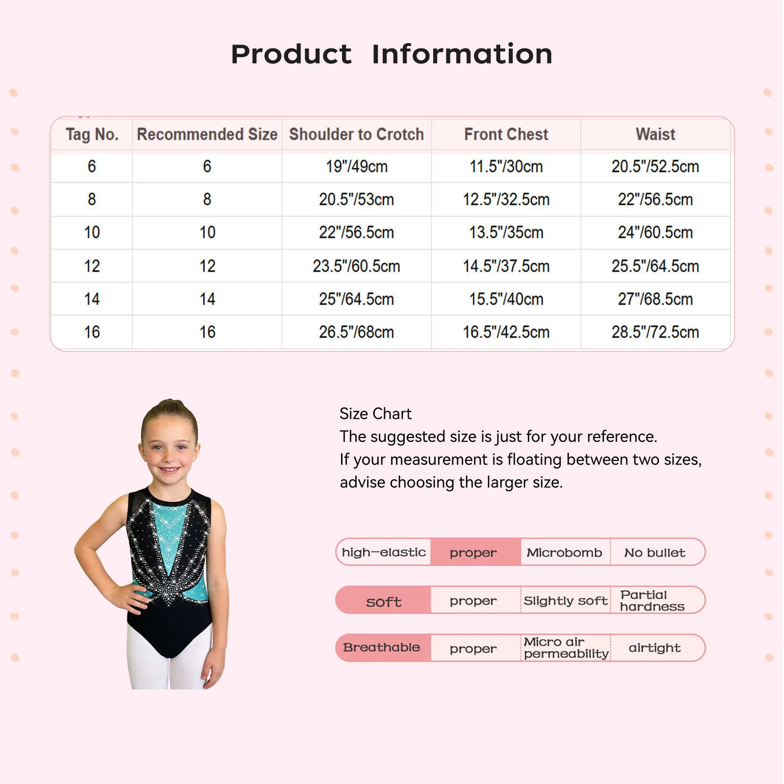 Kids Girls Dance Gymnastics Leotard Round Neck Sleeveless Crisscross Back Shiny Rhinestones Color Block Performance Dance Wear image 6