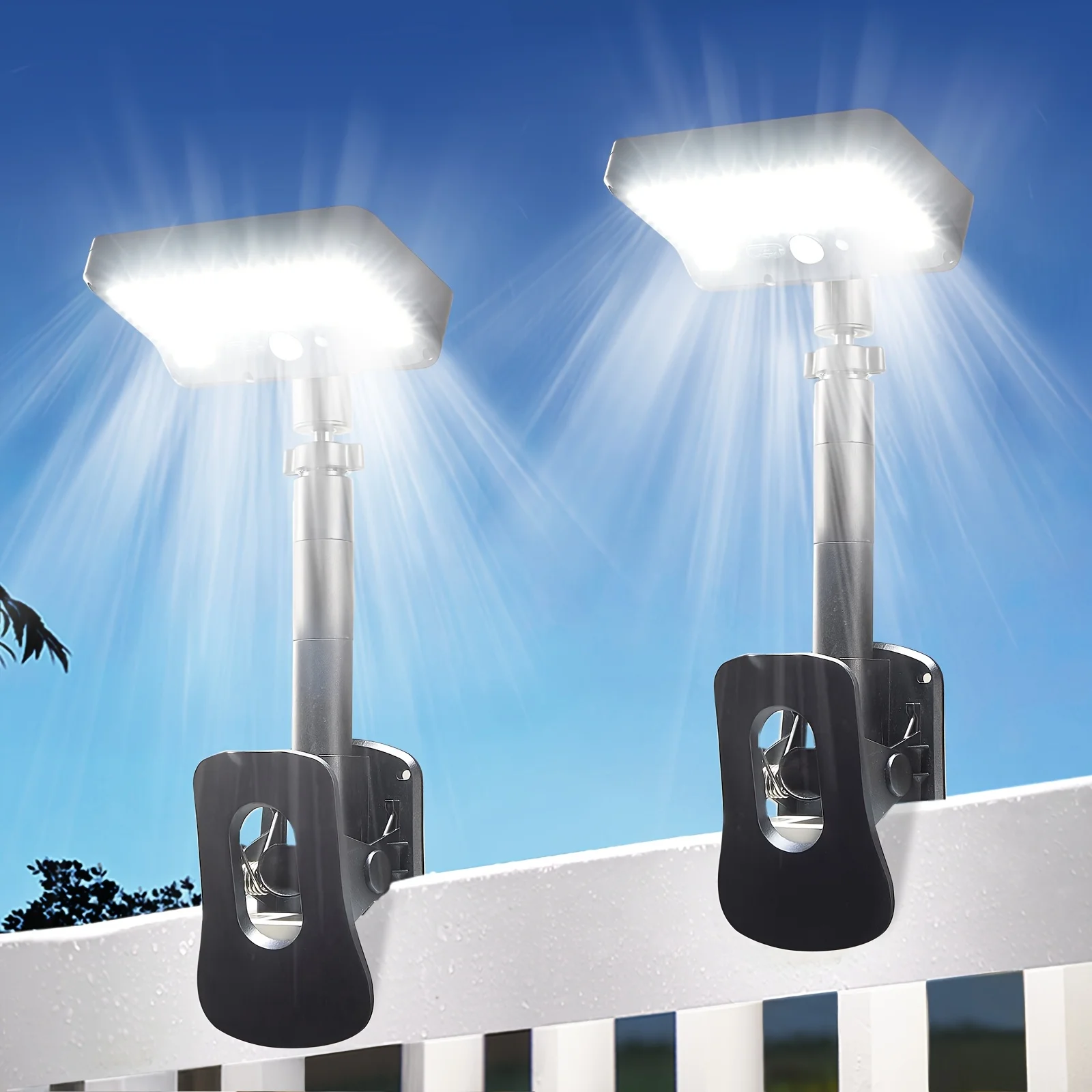 

Solar Street Clip Lights Outdoor Wall Light with Motion Sensor Induction Waterproof Garden Decoration Solar LED Light