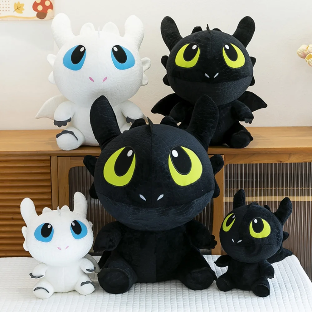 

Movie Character How To Train Your Dragon Figurine, Cute And Soft Plush Toothless Car Ornament