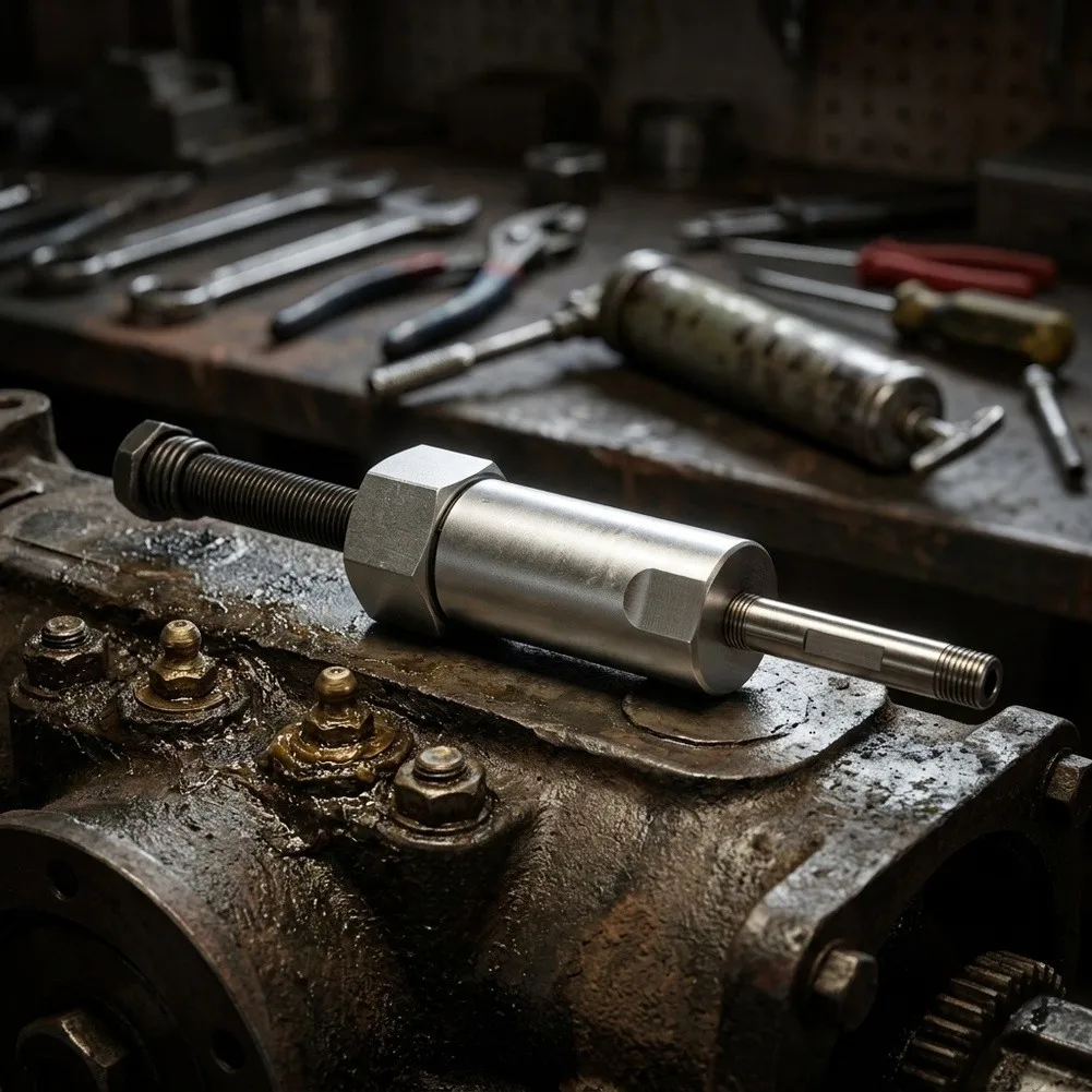 Grease Fitting Cleaner Tool with 3 Size Tips 6mm 8mm 10mm for Agricultural Automotive Construction Maintenance