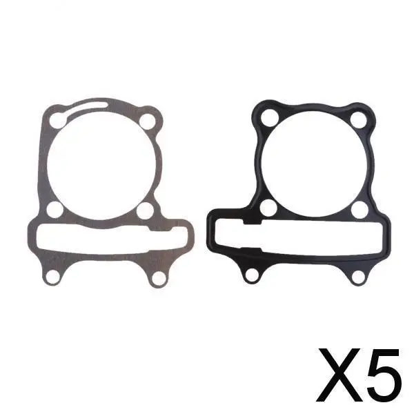 5X Big Bore Cylinder Base & Head Gaskets for GY6 Engine Scooter 180cc(61mm)