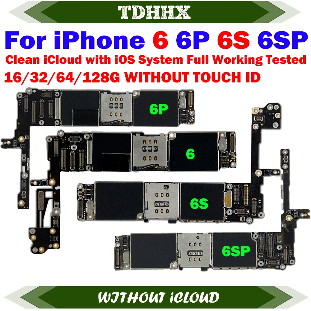 Carte Mère IPhone 6 64 Go – Libre Tout Opérateur – Touch ID Noir – Originale