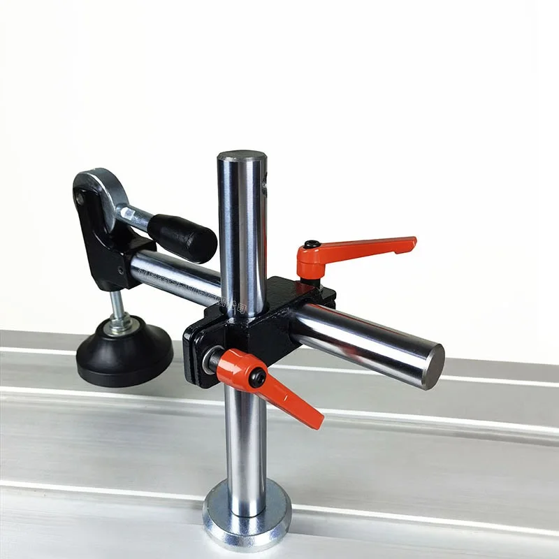 1Piece Woodworking Sliding Table Saw Presser Clamp With Eccentric Hold Down Wheel Toggle Handle