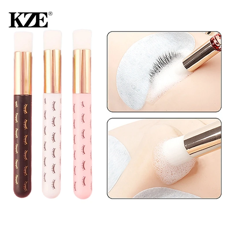 1pcs Eyelash Cleaning Brush For Lash Extensions Supplies Lash Shampoo Wash Nose Deep Blackhead Remover Face Clean Makeup Brush