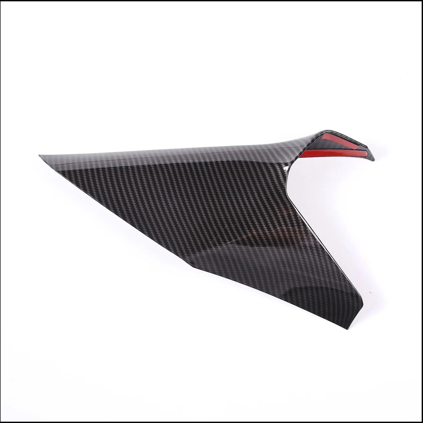 cheya ABS Carbon Fiber Pattern Car Gear Side Trim Panel Sticker for TOYOTA SUPRA MK5 A90 2019 + Interior Accessories 1 Pcs LHD