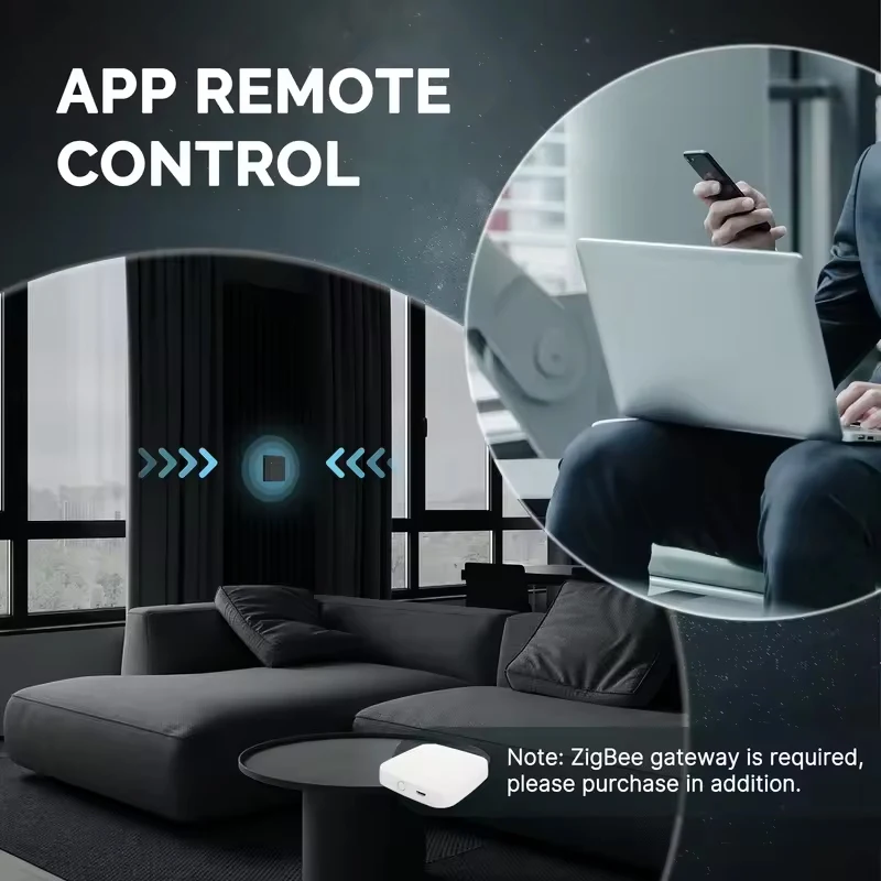 MOES Tuya Smart ZigBee 3.0 Curtain Switch Smart Home Roller Shutter Electric Curtains Blind Motor Works With Alexa/Google Home