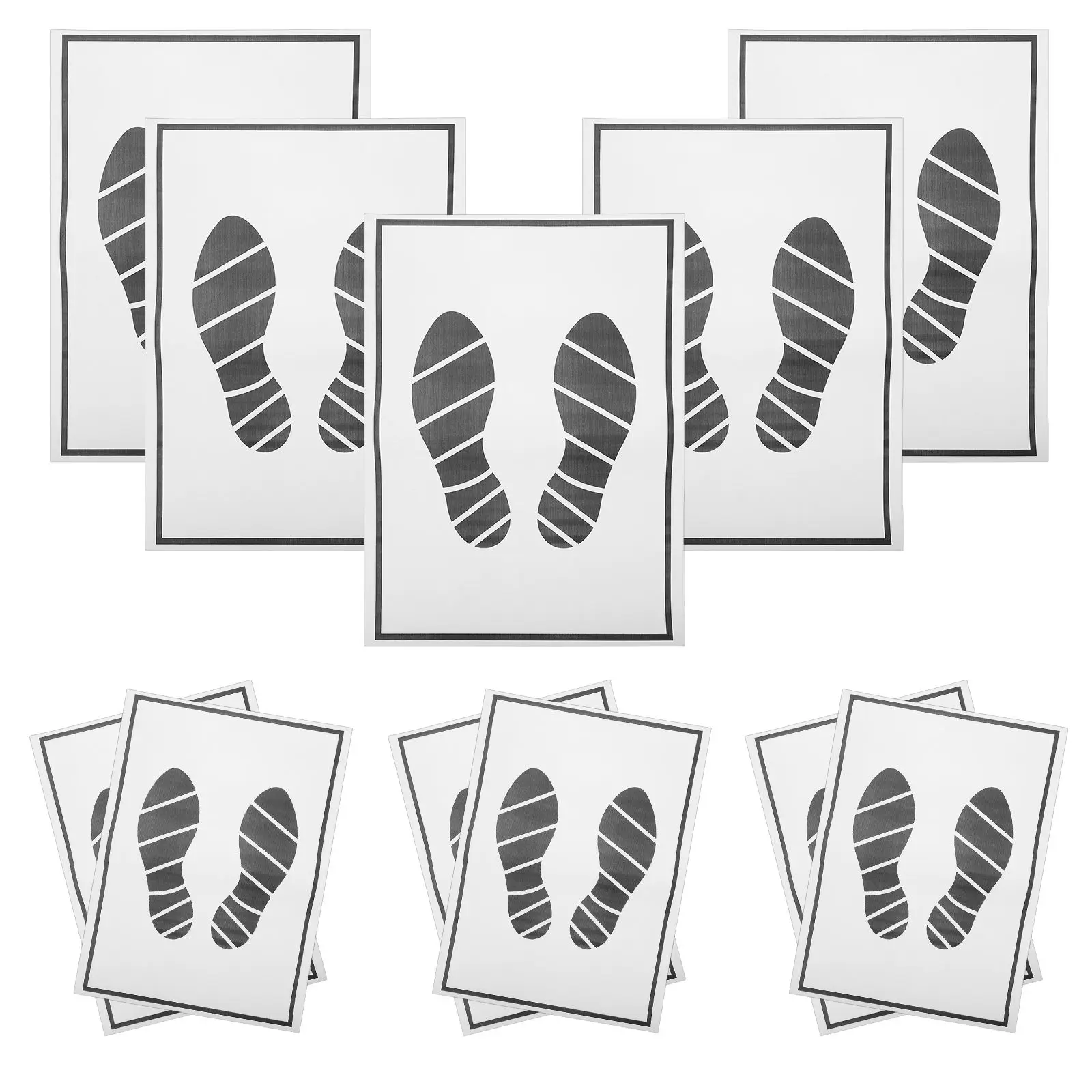 

25 Pcs Disposable Car Floor Mats Paper Black White Protective Anti Dust Spill Large Mat Vehicle Supplies Auto Interior Products