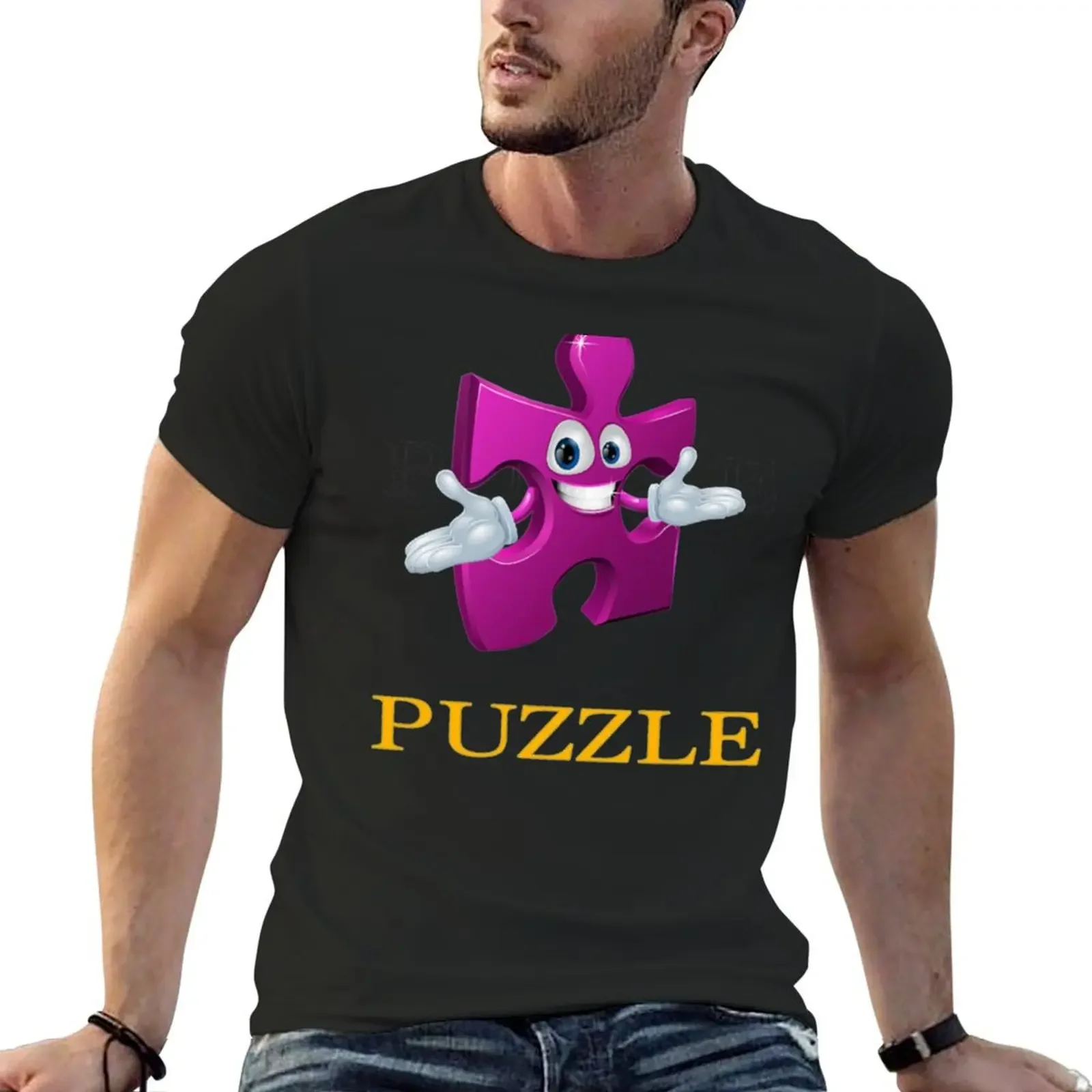 

Puzzle Logo T-Shirt cute tops Louboutins shirts graphic tees hippie clothes mens big and tall t shirts