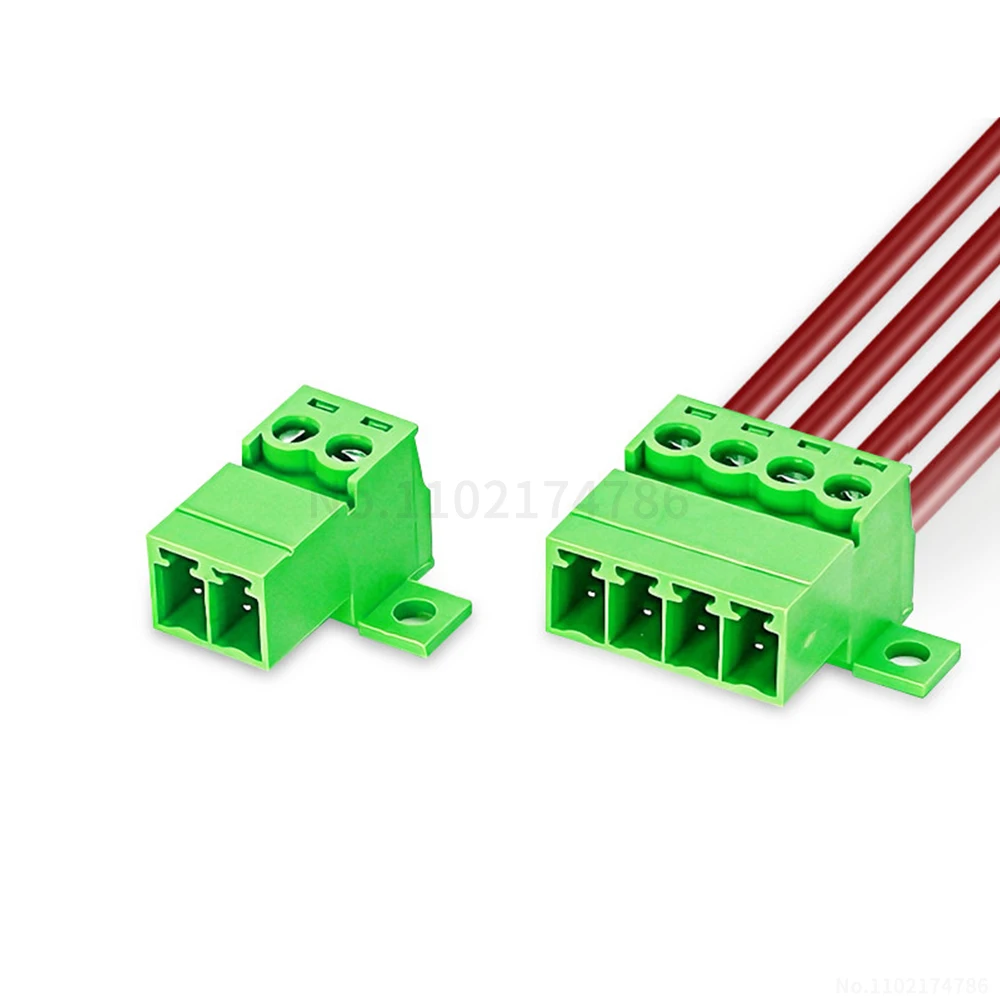 (1 Pcs) KF 15EDGRKC - 3.81mm fixed plug-in terminal block with mating panel-mount locking housing 2EDGKP 2EDGRKC 3.81