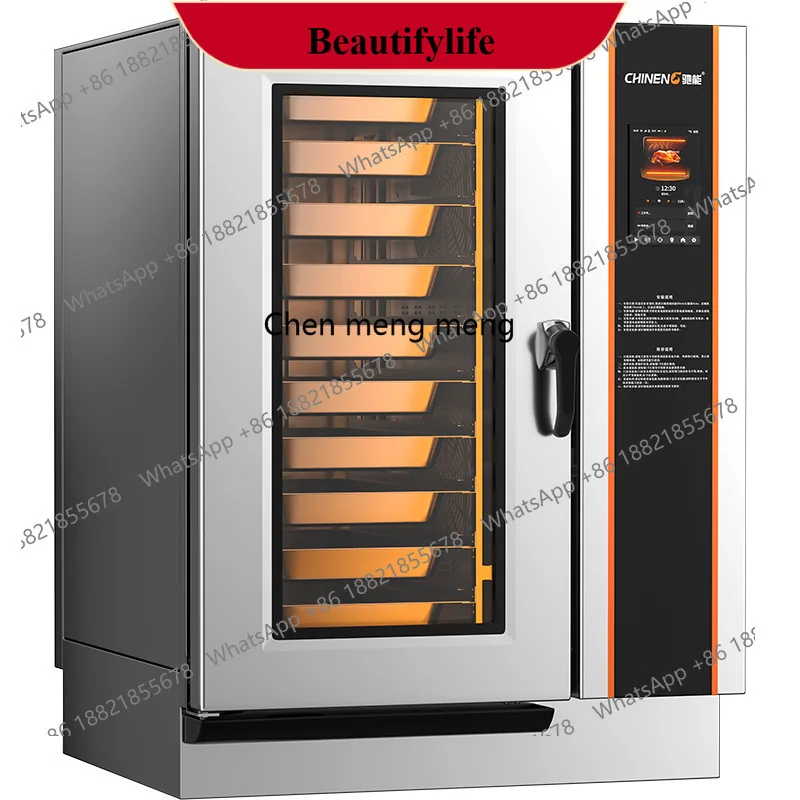 

AB02 Автоматическая паровая печь для коммерческого использования Встроенная машина для пары и выпечки Большая умная электрическая духовка для отеля