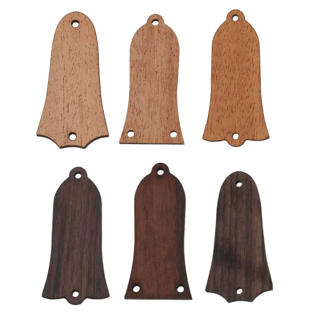 Mahogany Guitar Truss Rod Cover Bell Shaped Electric Guitar Neck Repair Tool for DIY and Customization