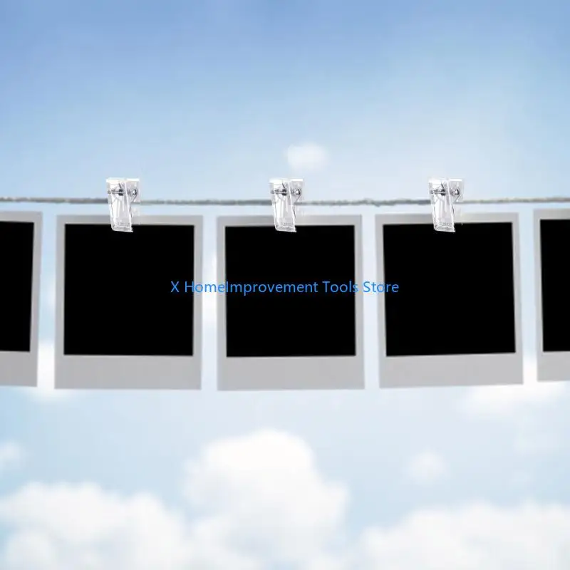 

40/100pcs Easy To Use Sticky Clip Clips for Easily Hanging and Managing Files in Study or Office Setting 31KA