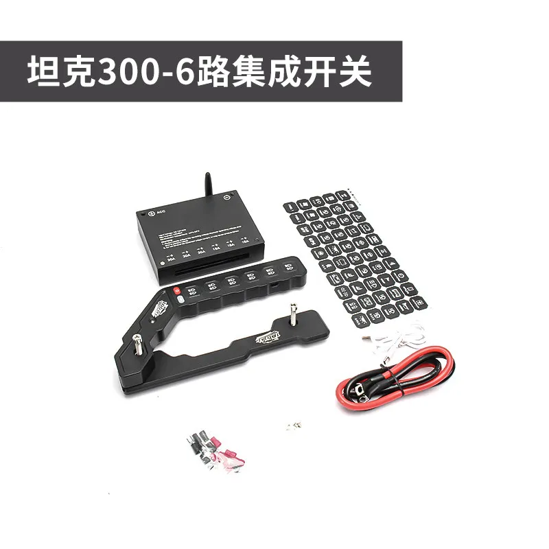 For GWM Tank 300 2021-2026 Car A-Pillar Six-Way Integrated Handle Switch Wireless Remote Control LED Spotlight Switch Panel detail image 3