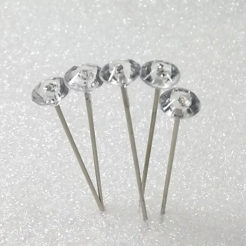 1 Box diamond big Head Sewing Pins Corsages Pins Wedding Bouquet Pins Stitching Needles Traight Pins Apparel Sewing accessories