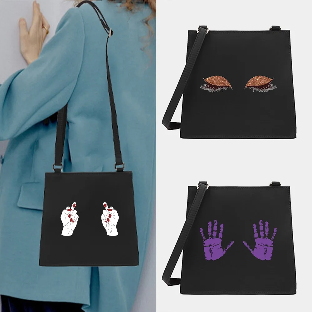 

Messenger Bag Fashion Design Sense Simple Adjustable Strap Travel Chest Pattern Printing Series Women Storage Pack