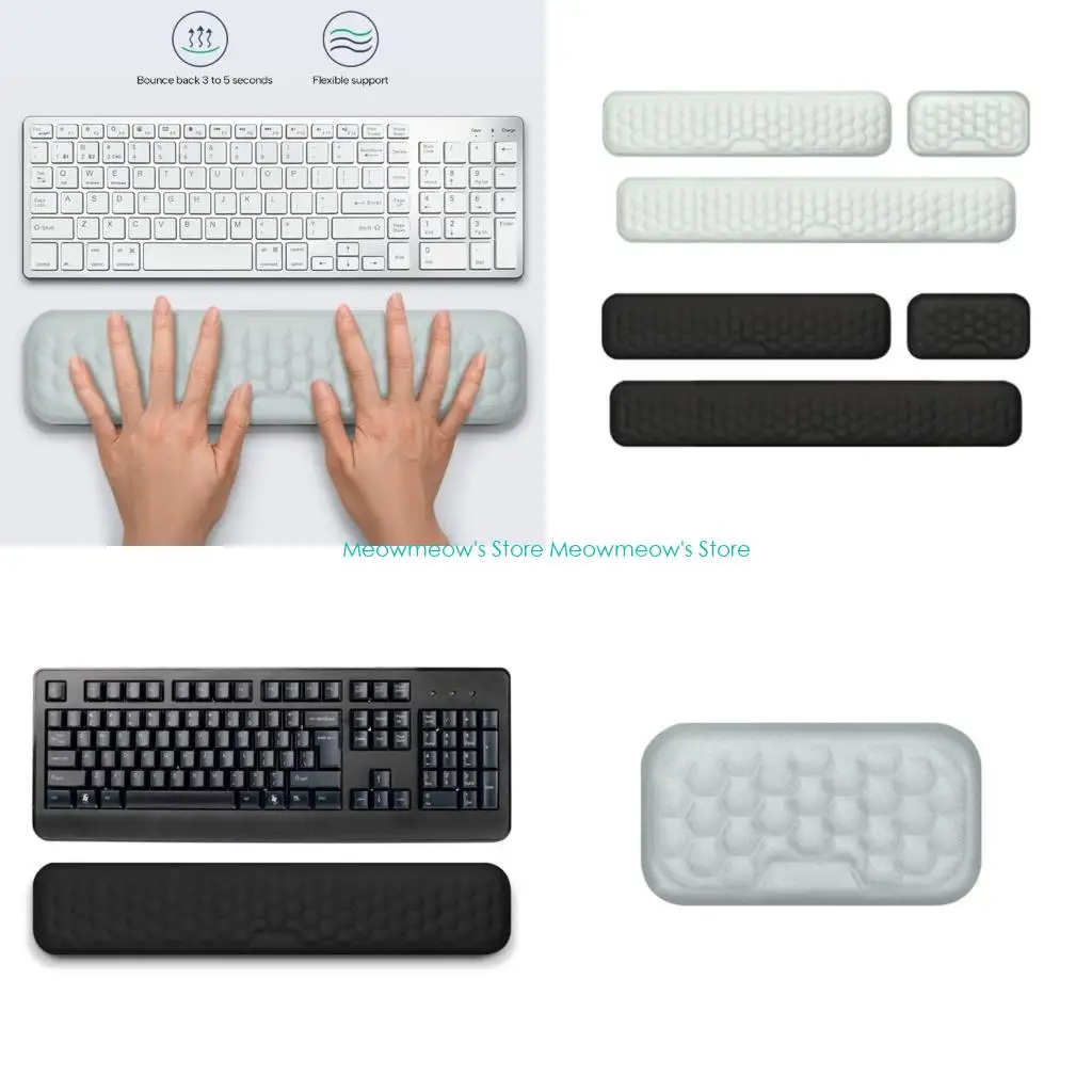 

W91A клавиатура на запястье на запястье с массажными отверстиями ultimatecomfort mousepad