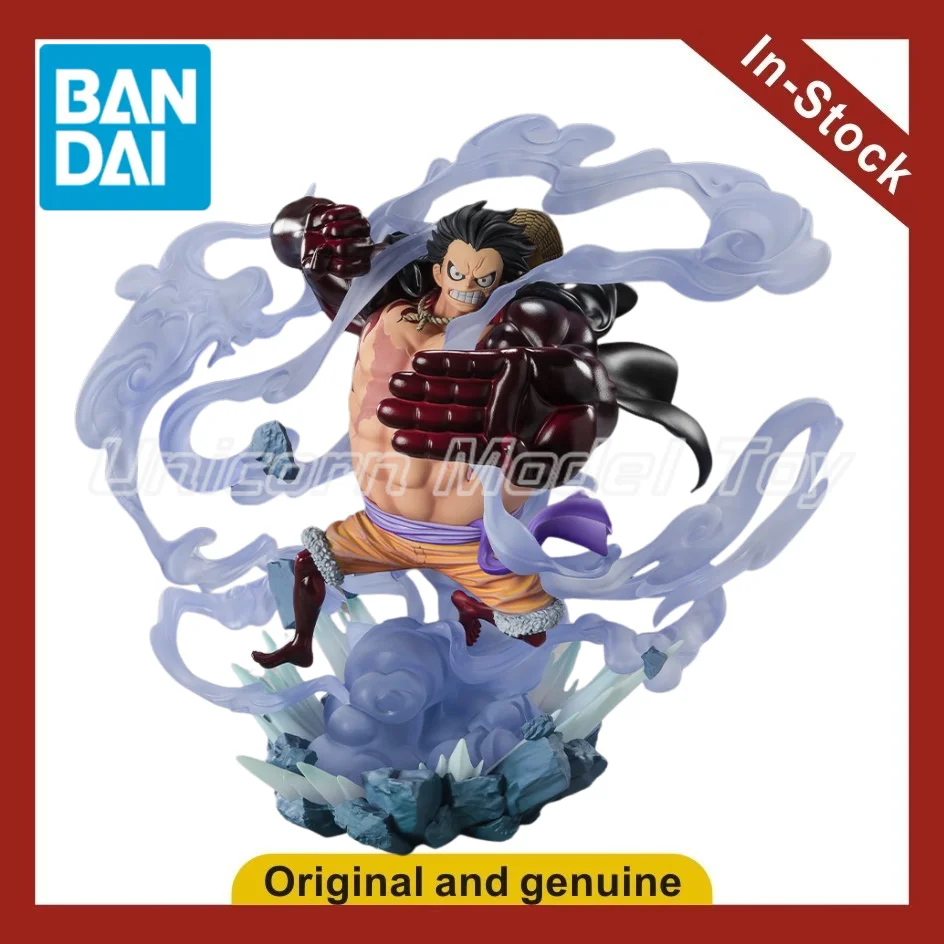 【UA】BANDAI Figuarts ZERO One Piece Monkey D. Luffy Gear 4 Captain Three Figure Model Toy Gift view 2