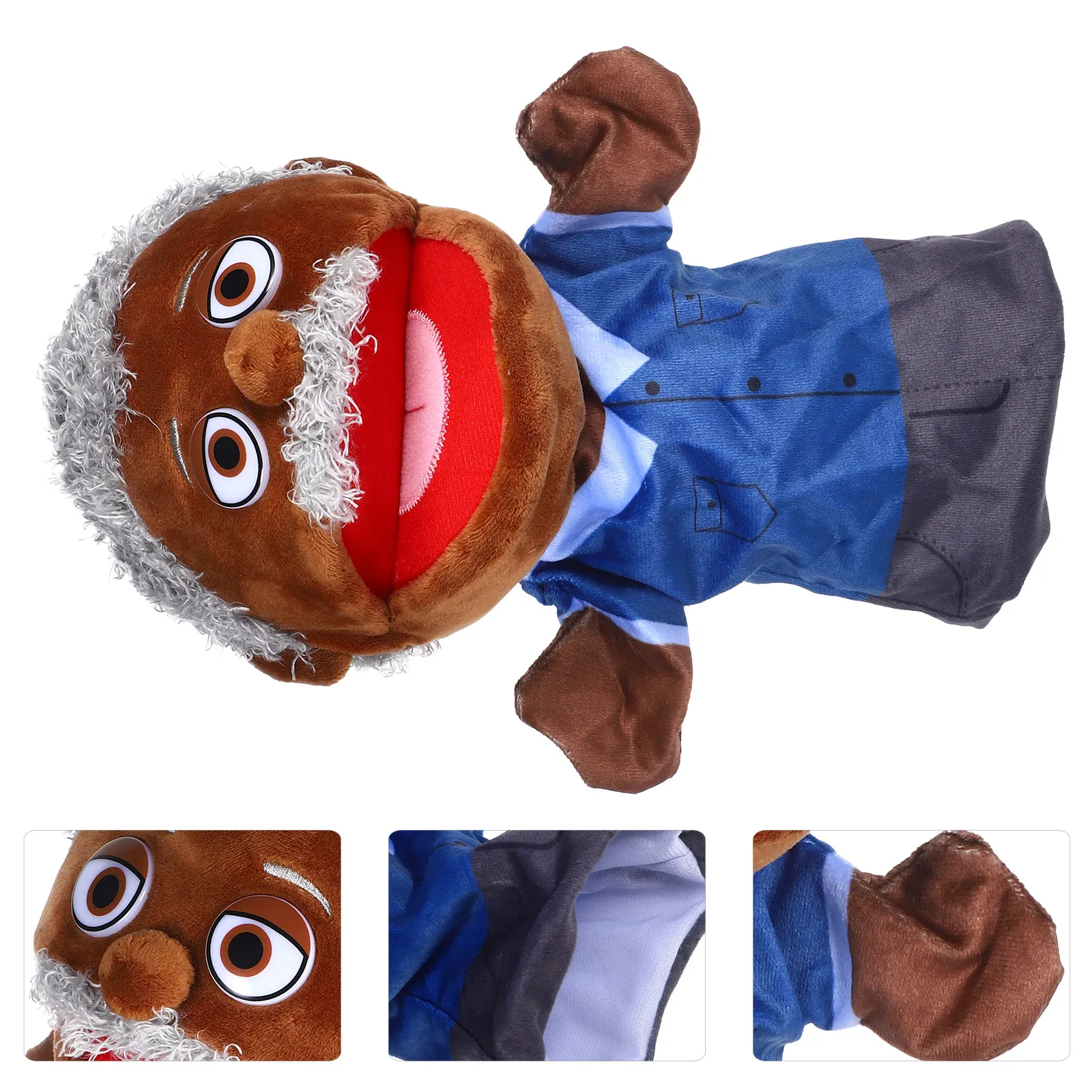 

Hand Puppet Family Member Storytelling Pretend Play Creative Educational Hand Puppet Bright Colorful Realistic Figure