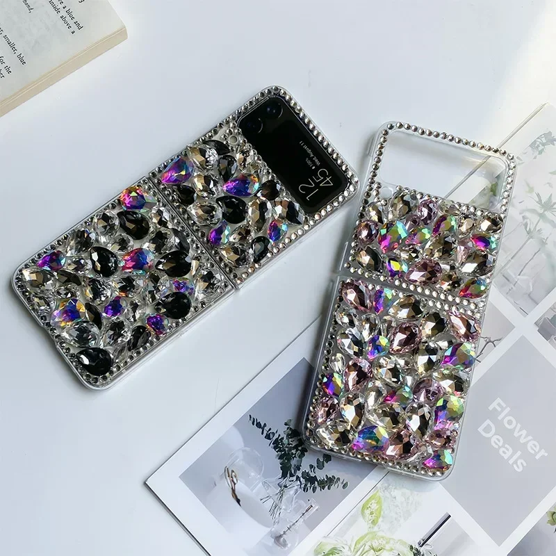 Rhinestone Diamond Stone Phone Case For Motorola Razr 40 50  Moto Razr40 Ultra 50ultra  Luxury Crystal Telefon Kilifi viv