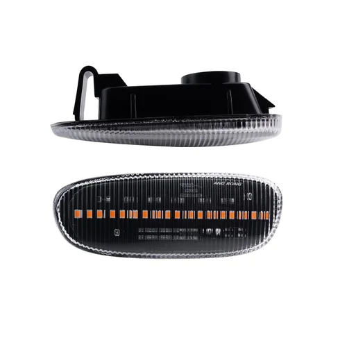 Imagen 2 del producto Para Subaru Impreza 1993-2001 lente transparente ámbar LED indicador lateral repetidor luces de señal de giro