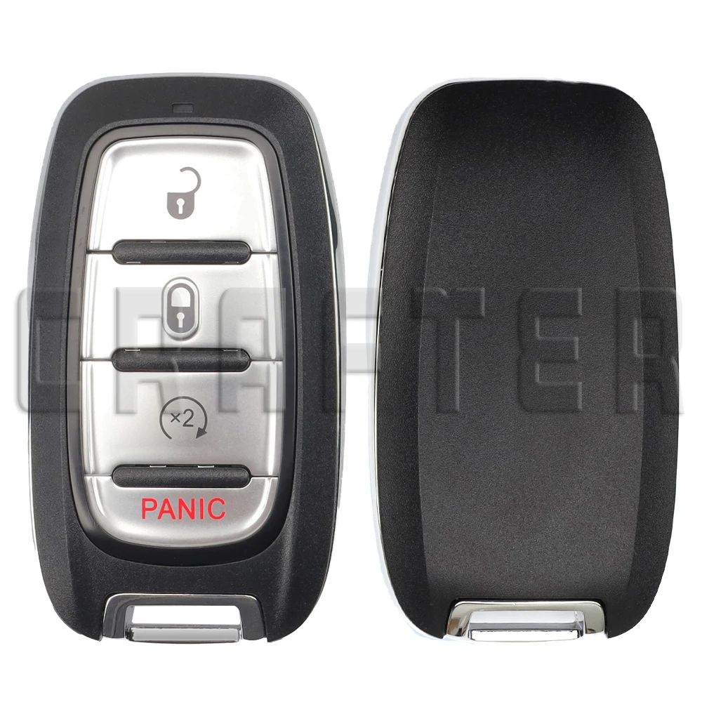 Key Crafters M3N-97395900 433MHz 4A Chip Smart Car Key For Chrysler Pacifica Voyager 2017-2020 Keyless Go 3 to 6 Buttons