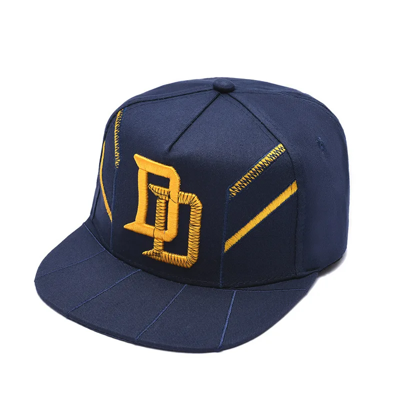 Sombrero de ala plana de estilo europeo y americano para amantes, gorra de béisbol con letras salvajes, sombrilla para exteriores, sombreros de Hip-hop de moda callejera