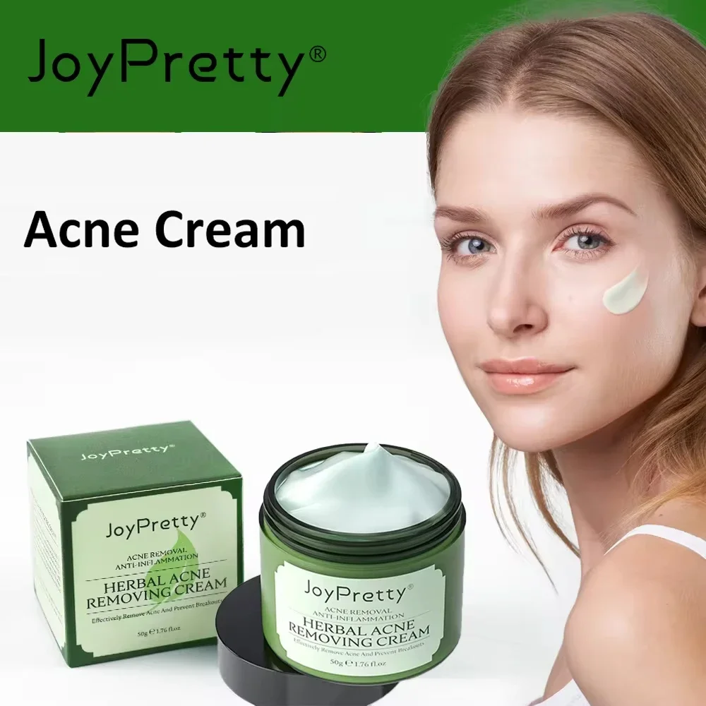 Joyprettyin Face Cream Shrink Pore Blackehead Remover Elimination Large Pores Moisturizing Smooth Facial Skin Care Cream 50g