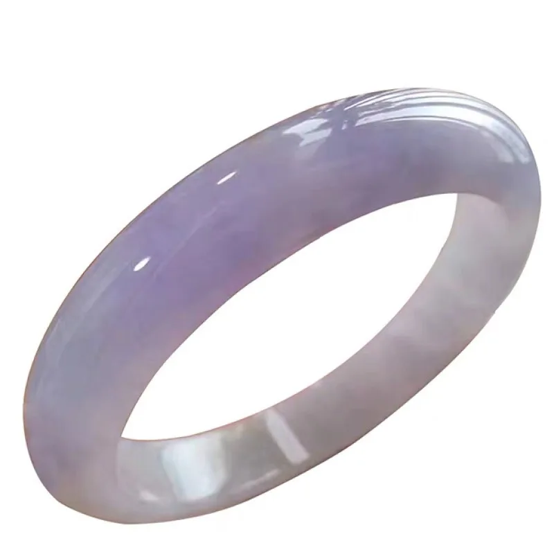 from the Lao Keng region of Myanmar, bangle, ice-waxy violet jade bracelet, suitable for gifting