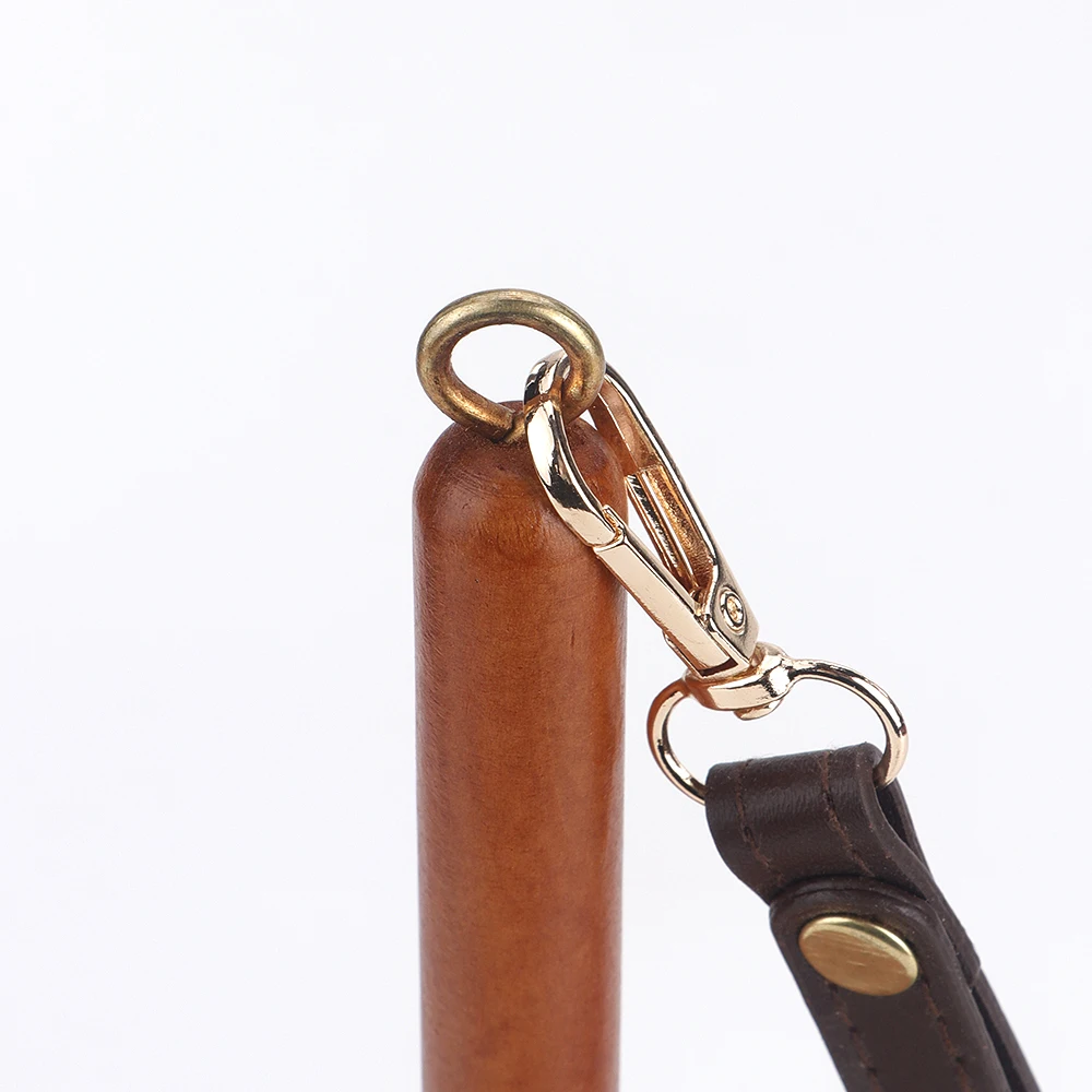 Portable Wooden Yarn Holder with Faux Leather Wristband and Shoulder Girdle - Ideal for Knitting & Crocheting,Craft Lover's Gift