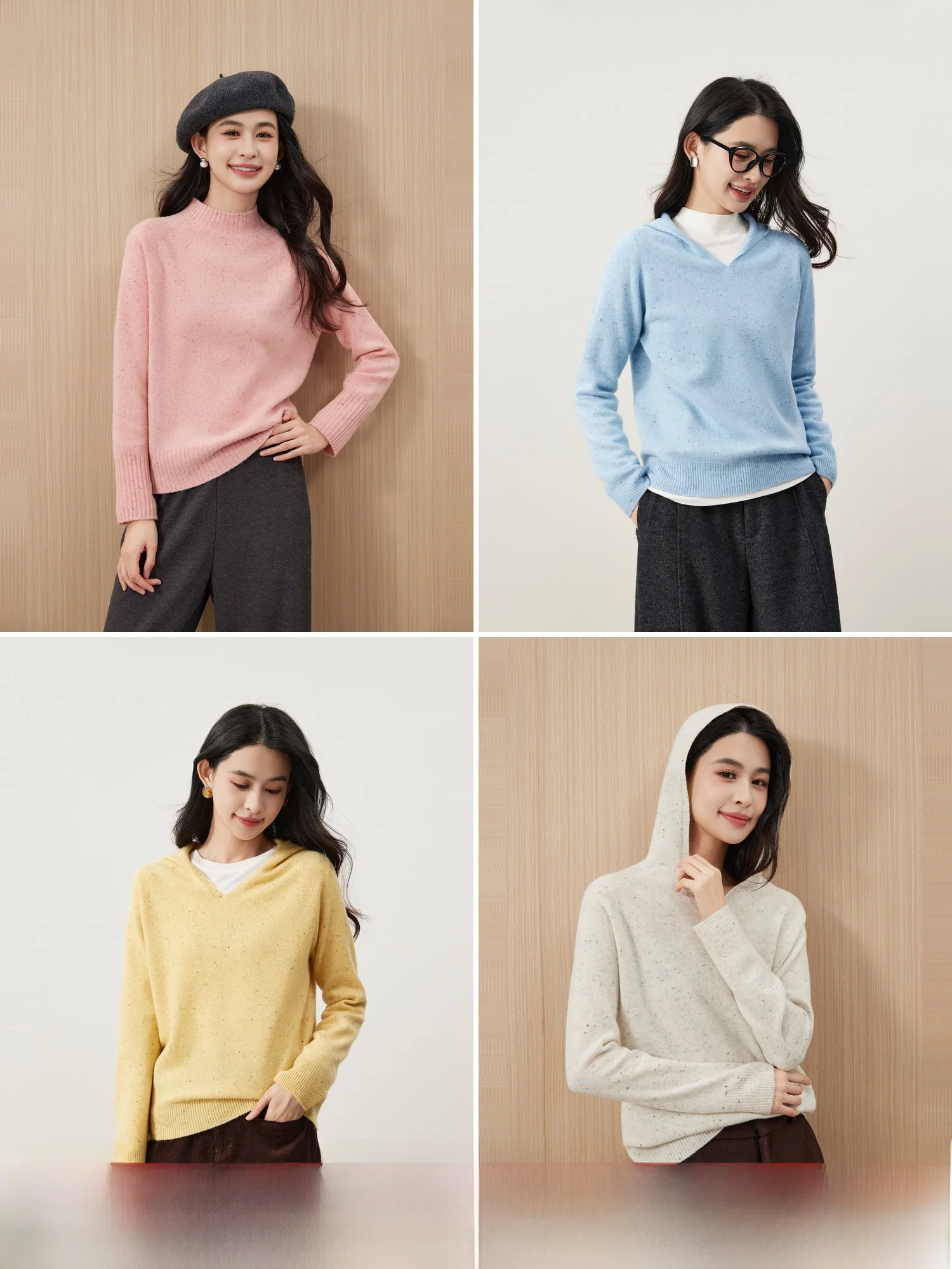 

Женский вязаный свитер MIJOR Quali, цельный, с эффектом «второй кожи», цветной, из чистой шерсти, с узором в горошек, для зимы...