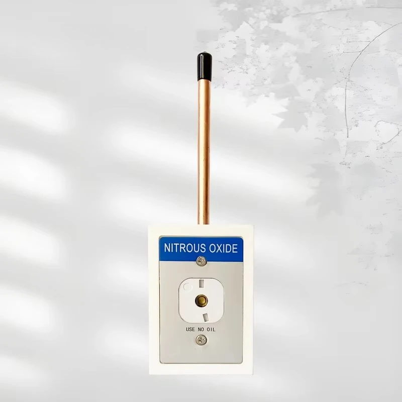 Chrome Plated Brass Medical Gas Outlet Style  Wall Mounted Oxygen Vacuum Terminal