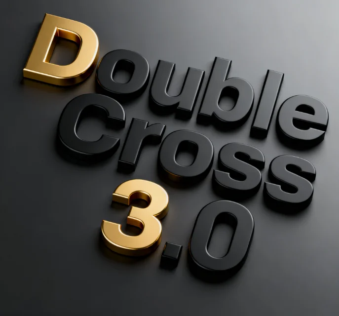 Double Cross 3.0 New Version - Upgraded Ink Transfer X Marker for Close-Up Street Magic Magician Tricks