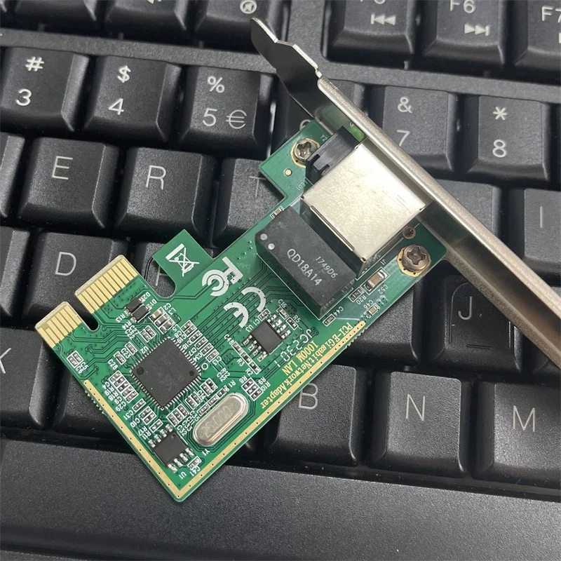 بطاقة شبكة إكسبرس PCI ، محول الشبكة المحلية ، محول ، وحدة تحكم الشبكة ، PCI-e ، RJ45 ، 10 أمتار ، وMm ، 1