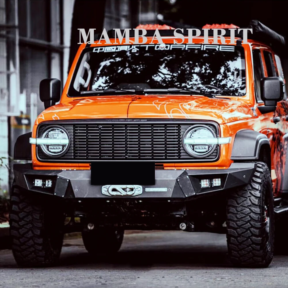 For Great Wall GWM Tank 300 Car Front Bumper Grille Guard Gird Modification Front Face Grills Headlamp Cover Frame Accessories