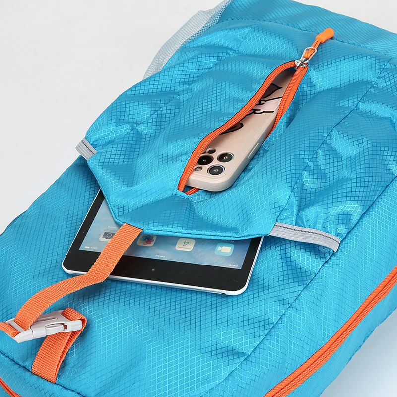 حقائب ظهر قابلة للطي مقاومة للماء للرجال والنساء حقيبة تسلق للرجال خفيفة الوزن للمشي لمسافات طويلة