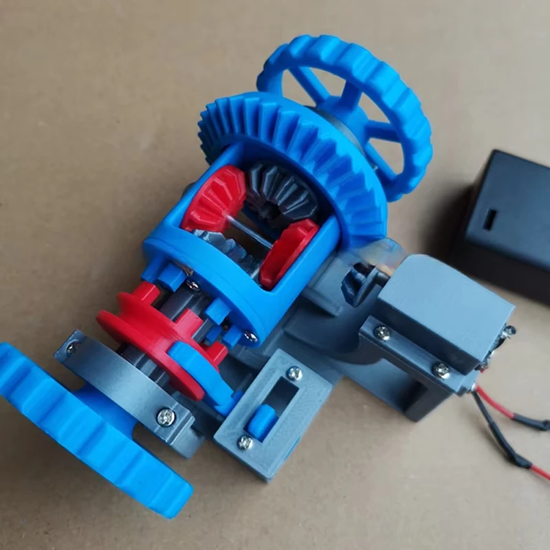 3D printed differential model, which can be used for teaching demonstration to show the structural principle