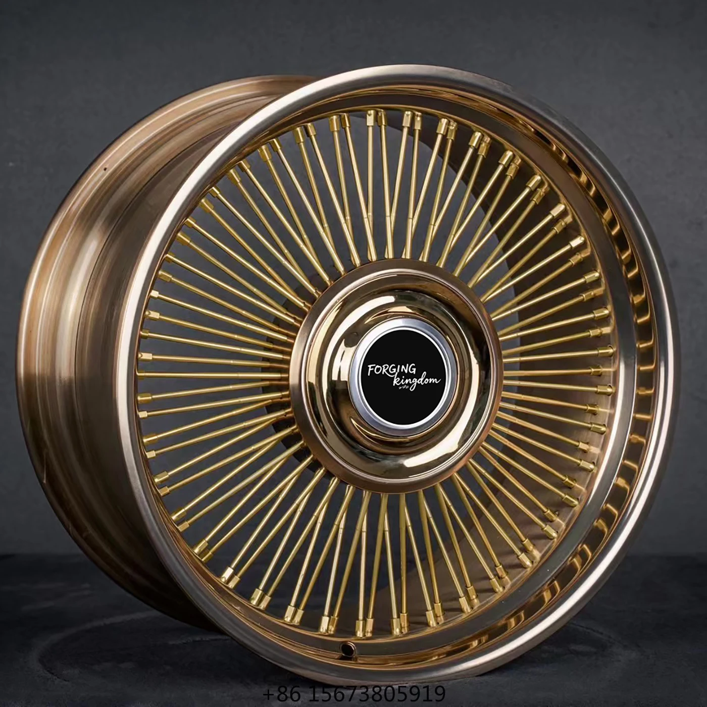 Double-Piece Forged Aluminium Alloy Automotive Wheel Hub Ultra Lightweight Multi-Spoke Track Ready New 40mm