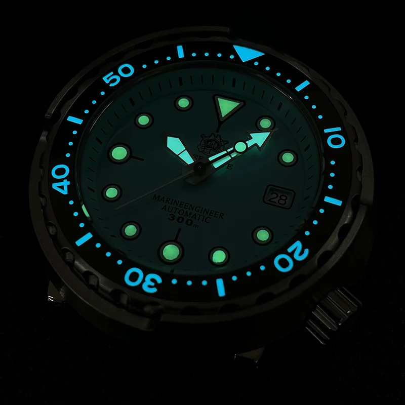 STEELDIVE Men Diving Watch Mens Automatic Watches Men's Wristwatch Sports 300m Waterproof Super Luminous Clock Sapphire Blue