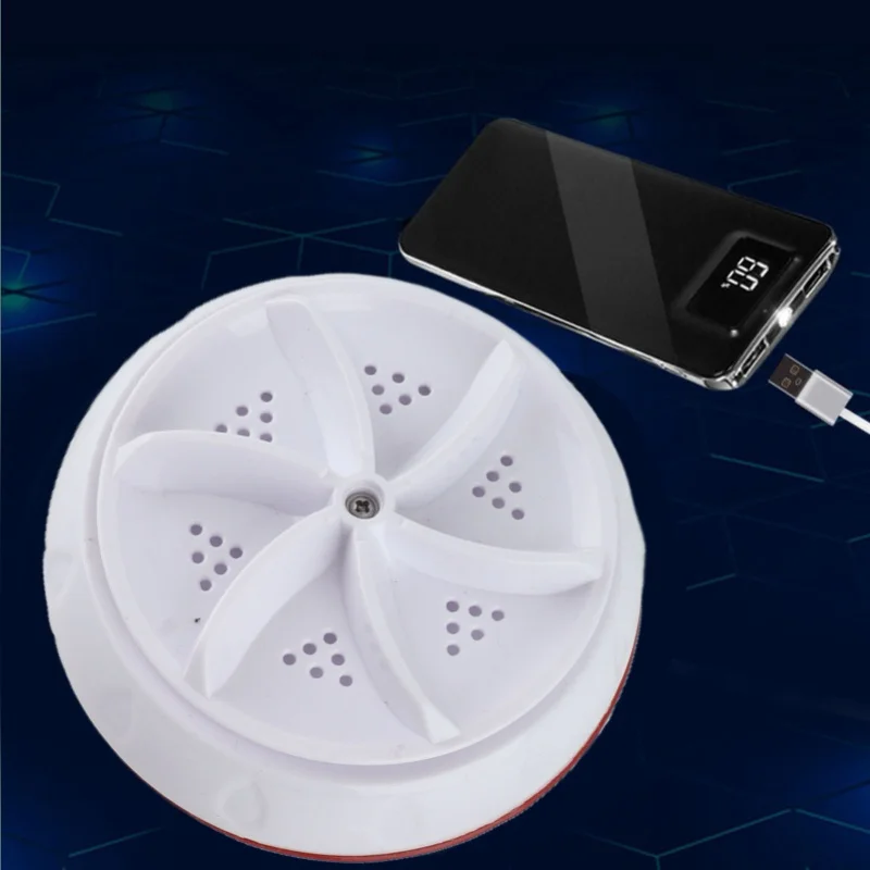 Portable Mini Washing Machine USB Power 30 Mins Washing Water Saving Stable Auto Off For Home Travel