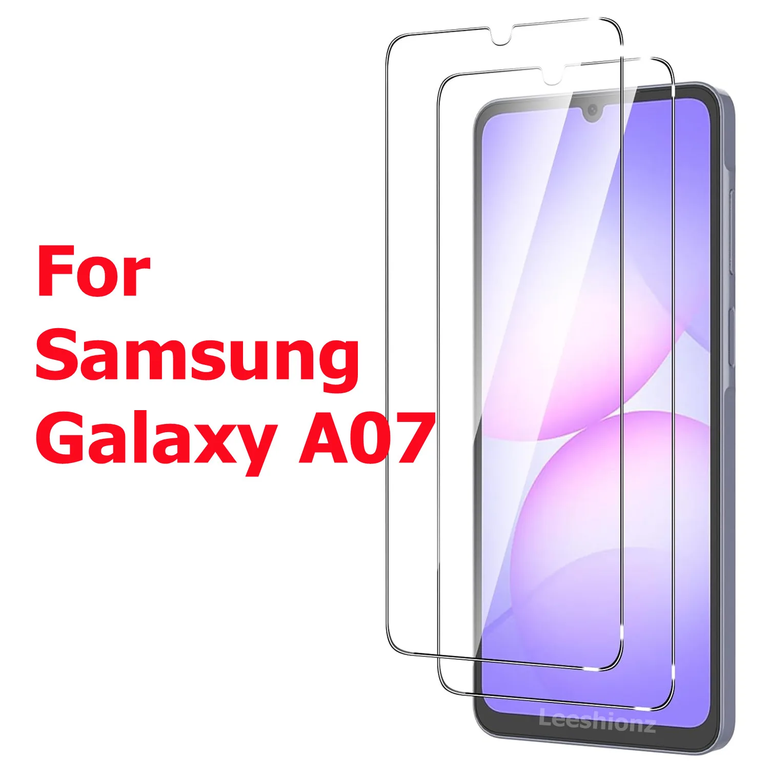 

For Samsung Galaxy A07 tempered Glass protective film, scratch resistant and bubble free, 9H hardness