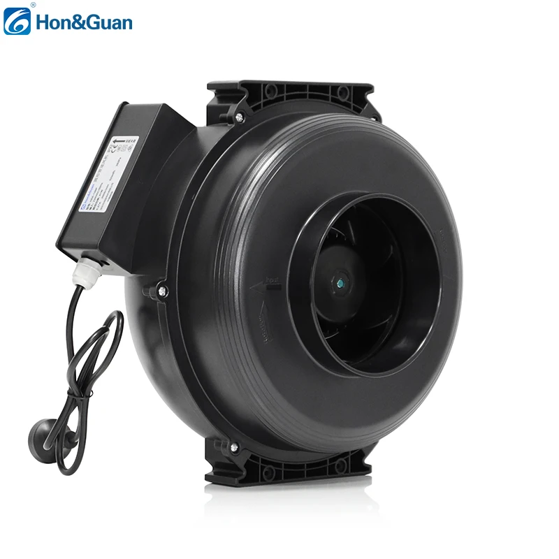 hon&gu an 6 Inch 220~240V Silent Circular Centrifugal Duct Fan 50000 Hours Working Life Duct Fan