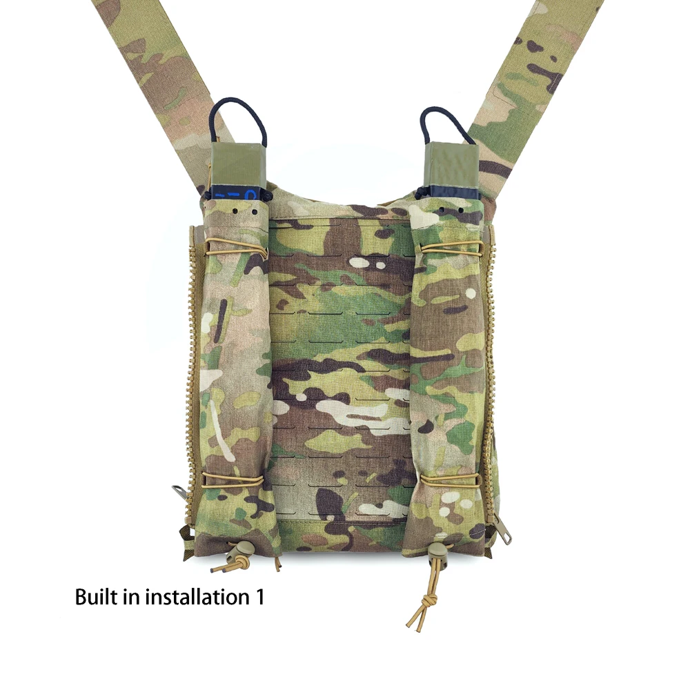 1 Pair Outdoor Tactical Backpack Backboard with Holes Quilted C4 Long Tool Kit