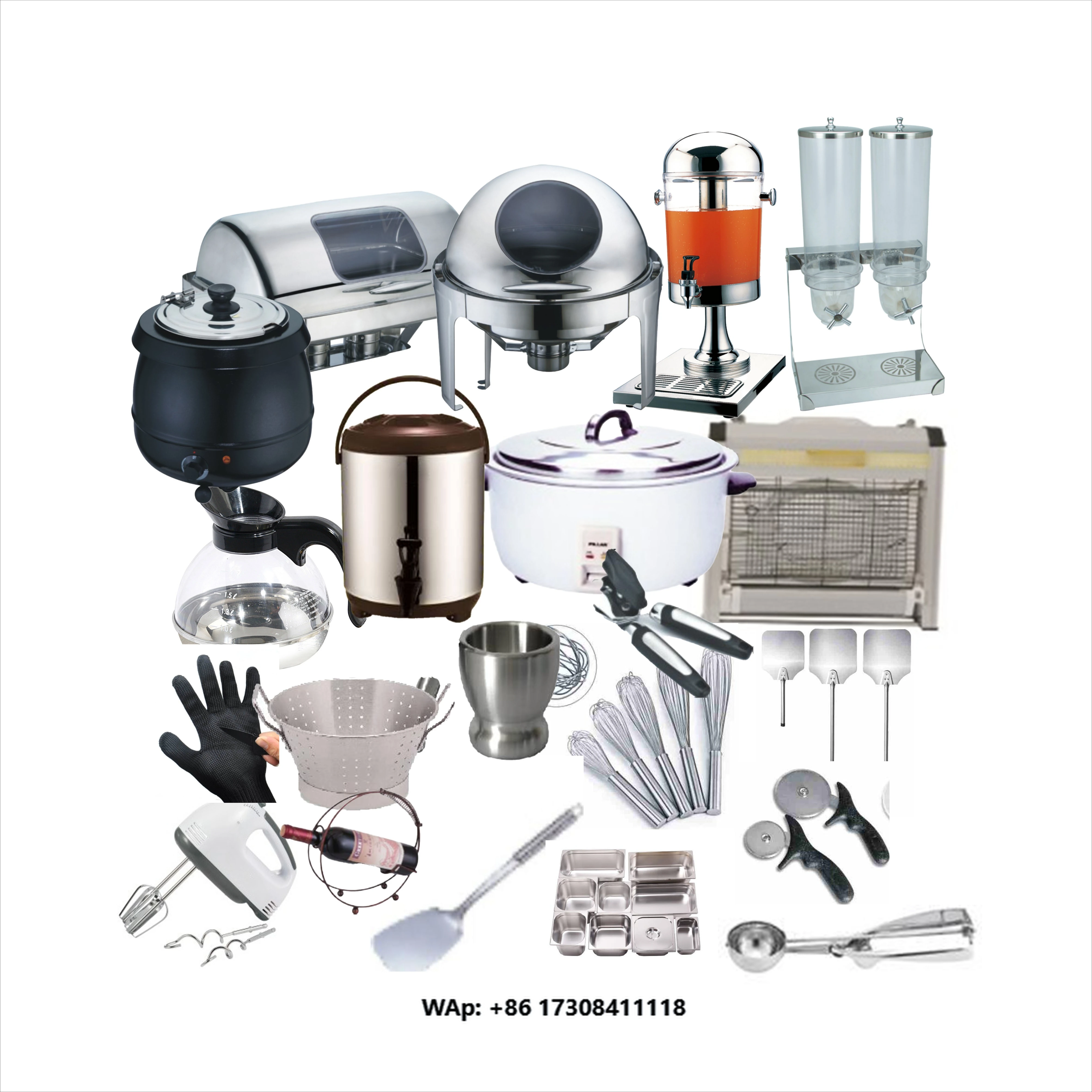 Five-Star Hotel Complete Kitchenware Cooking Equipment Set New Condition for Western Restaurant Core Motor Component