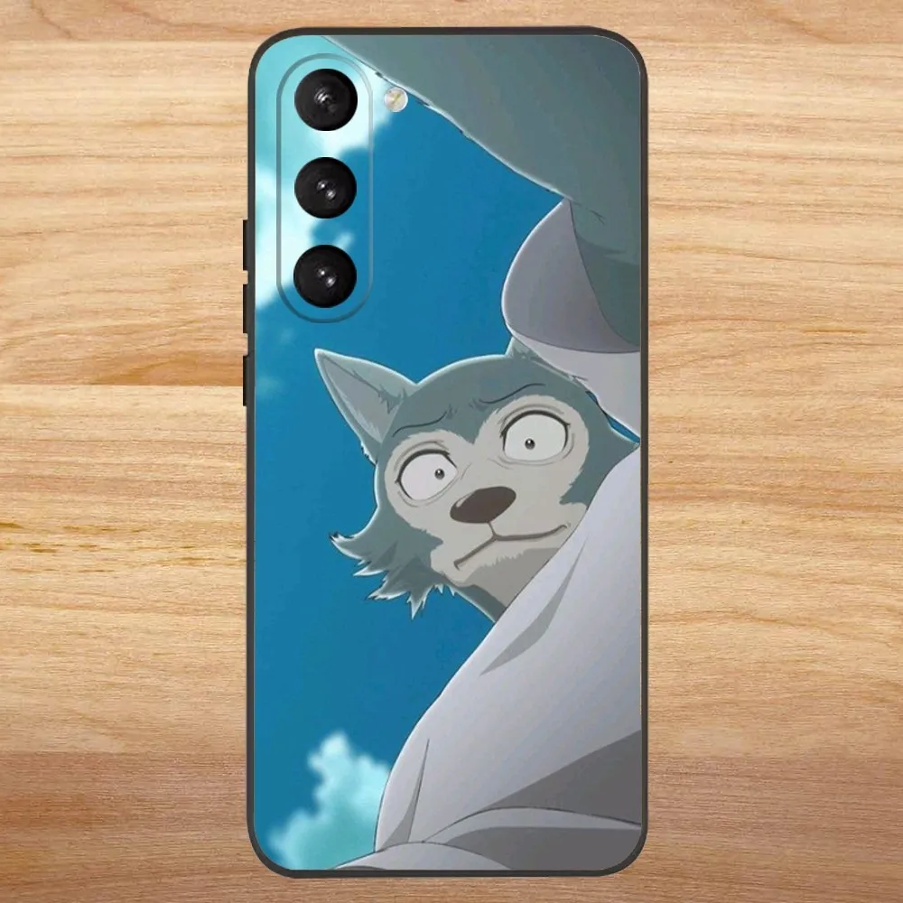 B-Beastars Phone Case For Samsung S23,23,22,30,21,10,9,Note20 Ultra,Lite,Ultra,5G,Plus,FE,Black Soft Case